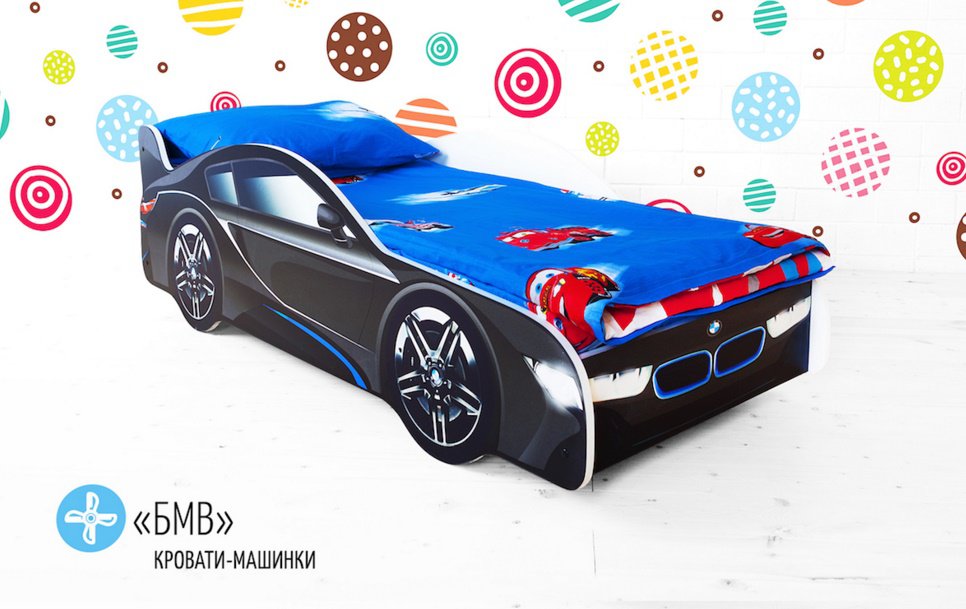 Кровать детская машина bmw